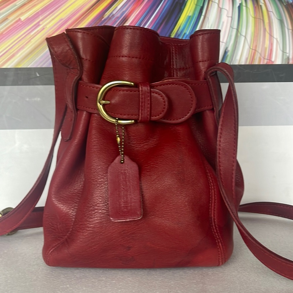 COACH Vintage Mahogany Soho Belted Buckle Bag
